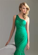 2012 Evenings By Allure Prom Dresses A500.  Available in Emerald, Purple, Red, White/Gold