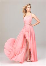 2012 Evenings By Allure Prom Dresses A524.  Available in Black, Coral, Fuchsia
