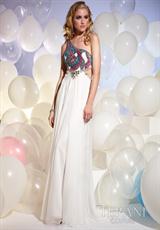 2012 Terani Prom Dresses P614.  Available in Fuchsia, Ivory, Turquoise