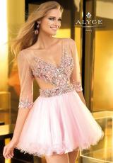 2013 Sleeved Alyce Prom Dress 2201
