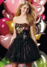 2013 Alyce Short Sequins Bodice Prom Dress 3542