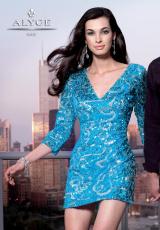 2013 Alyce Short Sequins Prom Dress 4314