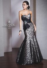 2013 Alyce Lace Silhouette Prom Dress 5526