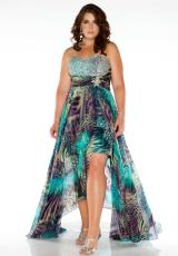 Fabulouss Plus Size 64487F.  Available in Multi