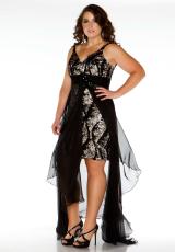 Fabulouss Plus Size 76506F.  Available in Black/Nude