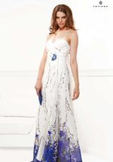 Faviana 7117.  Available in White/Royal Print