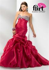 2012 Flirt Prom P2646.  Available in Smokey Fuchsia, Vintage Teal