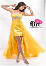 High Low 2012 Flirt Prom Dress P5696