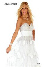 2012 Long Strapless Joli Prom Dress Style 9516