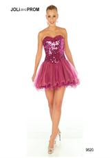 2012 Joli Prom Dresses 9620.  Available in Fuchsia, Red, Royal