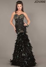Jovani 1252.  Available in Black/Multi