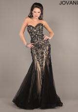 Jovani 5913.  Available in Black/Nude