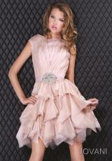 2012 Short Sleeved Jovani Homecoming Dress 6691