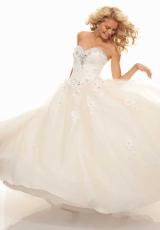 Mori Lee 93001.  Available in Aqua, Champagne, Light Purple, White