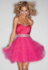 Mori Lee Sticks and Stones 9184.  Available in Cerise, Deep Purple