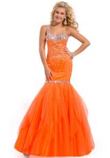 Party Time Dresses 6143.  Available in Neon Orange, Watermelon