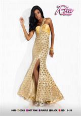 2012 Riva Prom Dresses 6490.  Available in Black, Gold, Hot Pink, Purple, Red