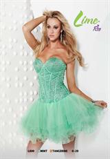 2012 Riva Prom Dresses L800.  Available in Mint, Tangerine
