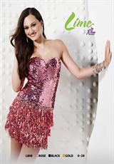 2012 Riva Prom Dresses L808.  Available in Black, Gold, Rose