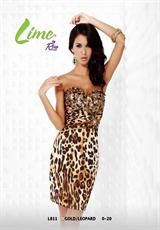 2012 Riva Prom Dresses L811.  Available in Gold/Leopard