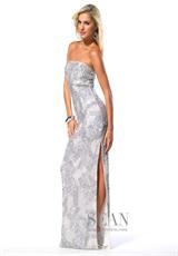 2012 Sean Prom Dresses 50453.  Available in Silver
