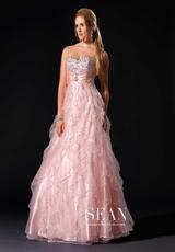2012 Sean Prom Dresses 70579.  Available in Pink, Sky