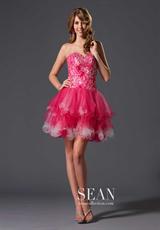 Sean Hot Pink Cocktail Dress 90073