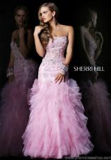 Sherri Hill 1598.  Available in Pink/Gold