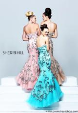 2013 Sherri Hill Mermaid Prom Dress 21058