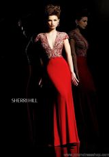 2012 Sleeved Sherri Hill Homecoming Dress 2960