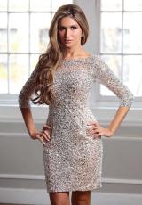 Terani Evenings C1719.  Available in Black, Silver/Nude