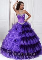 Amazing Organza Tiffany Quince Ball Gown