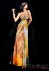 Tony Bowls Evenings TBE11339.  Available in Orange/Multi