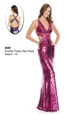 2012 WOW Prom Dresses 2026.  Available in Fuchsia, Purple, Red, Royal