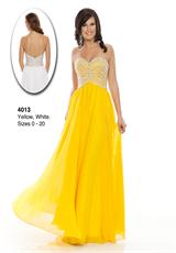 2012 WOW Prom Dresses 4013.  Available in Royal, White, Yellow