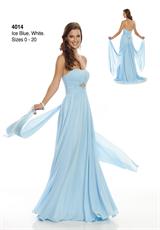 2012 WOW Prom Dresses 4014.  Available in Ice Blue, White