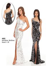 2012 WOW Prom Dresses 4053.  Available in White/Silver
