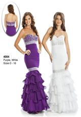 Purple and White