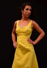 Z-Debora Rachelle Sale Dress P626.  Available in Yellow/White