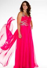 Fabulouss Plus Size 81609F.  Available in Aqua, Lipstick