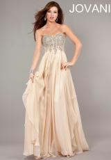 Jovani 1560.  Available in Blue, Nude
