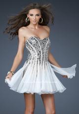 La Femme 18644.  Available in Black/Gold, White/Gold, White/Silver