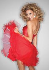 Mori Lee Sticks and Stones 9187.  Available in Black, Scarlet
