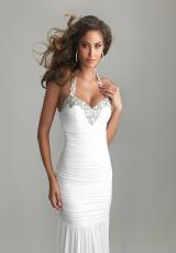 2013 Fitted Ivory Night Moves Prom Dress 6676