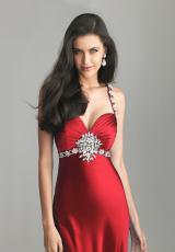 2013 Satin Red Night Moves Prom Dress 6692