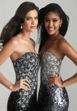 2013 Night Moves Form Fitted Prom Dress 6696
