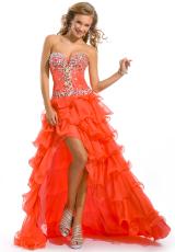 2013 Party Time Corset High Low Gown 6015