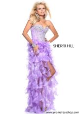 Sherri Hill 1543.  Available in Coral, Lilac, White, Yellow