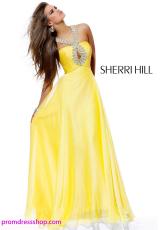 2012 Sherri Hill Prom Dresses 2875.  Available in Strawberry, Yellow