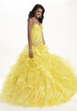 2013 Organza Fitted Bodice Tiffany Prom Dress 16913